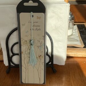 Serene Blue Tassel Wall Hanging